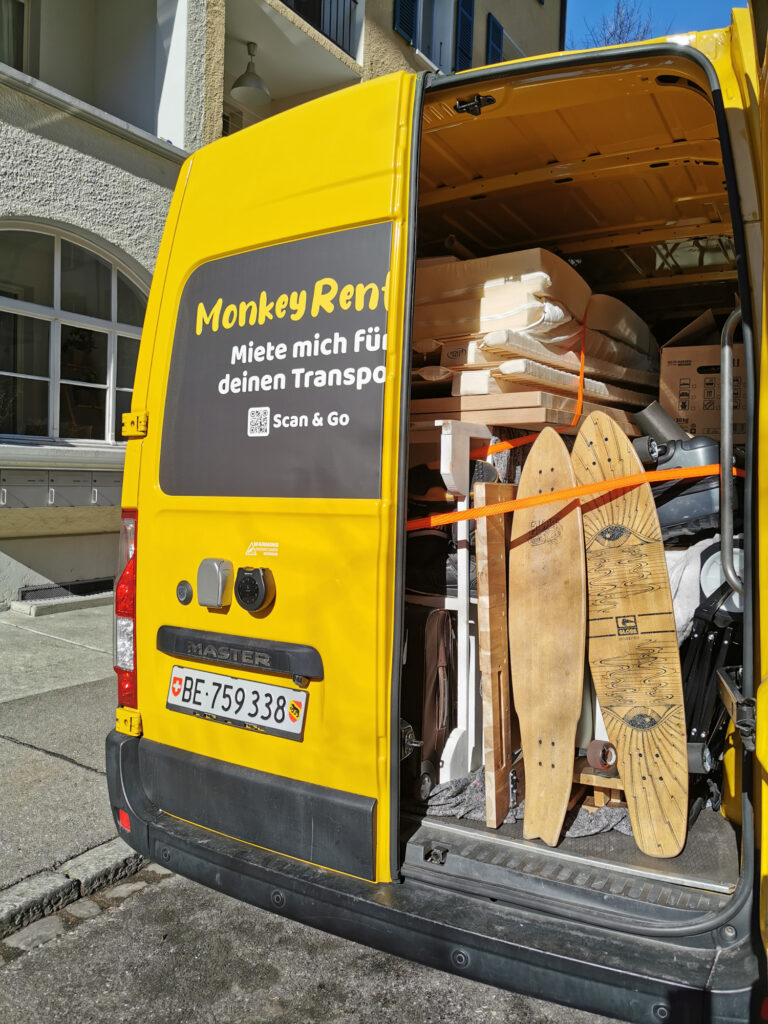 Transporter mieten in Thun und Bern - MonkeyRent.ch